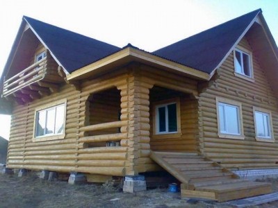 Наружная отделка деревянного дома